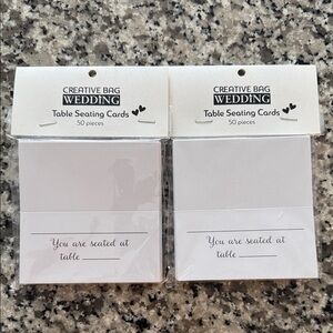 ☘️2/15☘️2x50 pk Table Seating Cards
